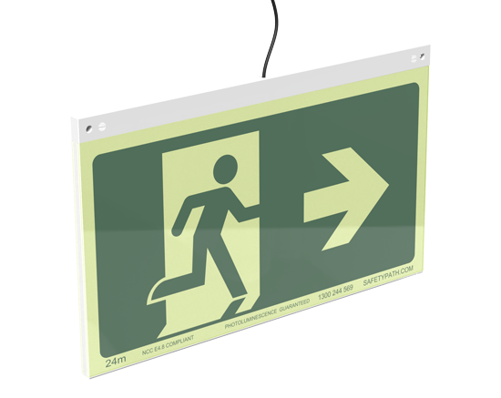 Safety Path Exit Sign