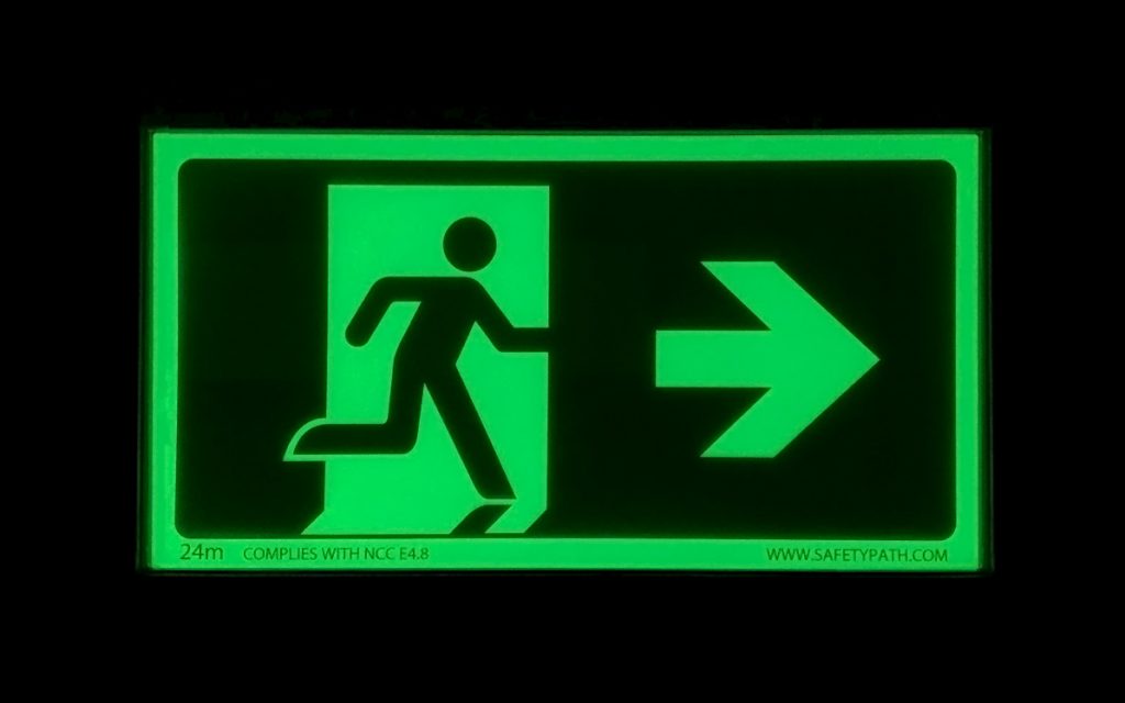 Photoluminescent exit signs are commercially viable ⋆ Safety Path
