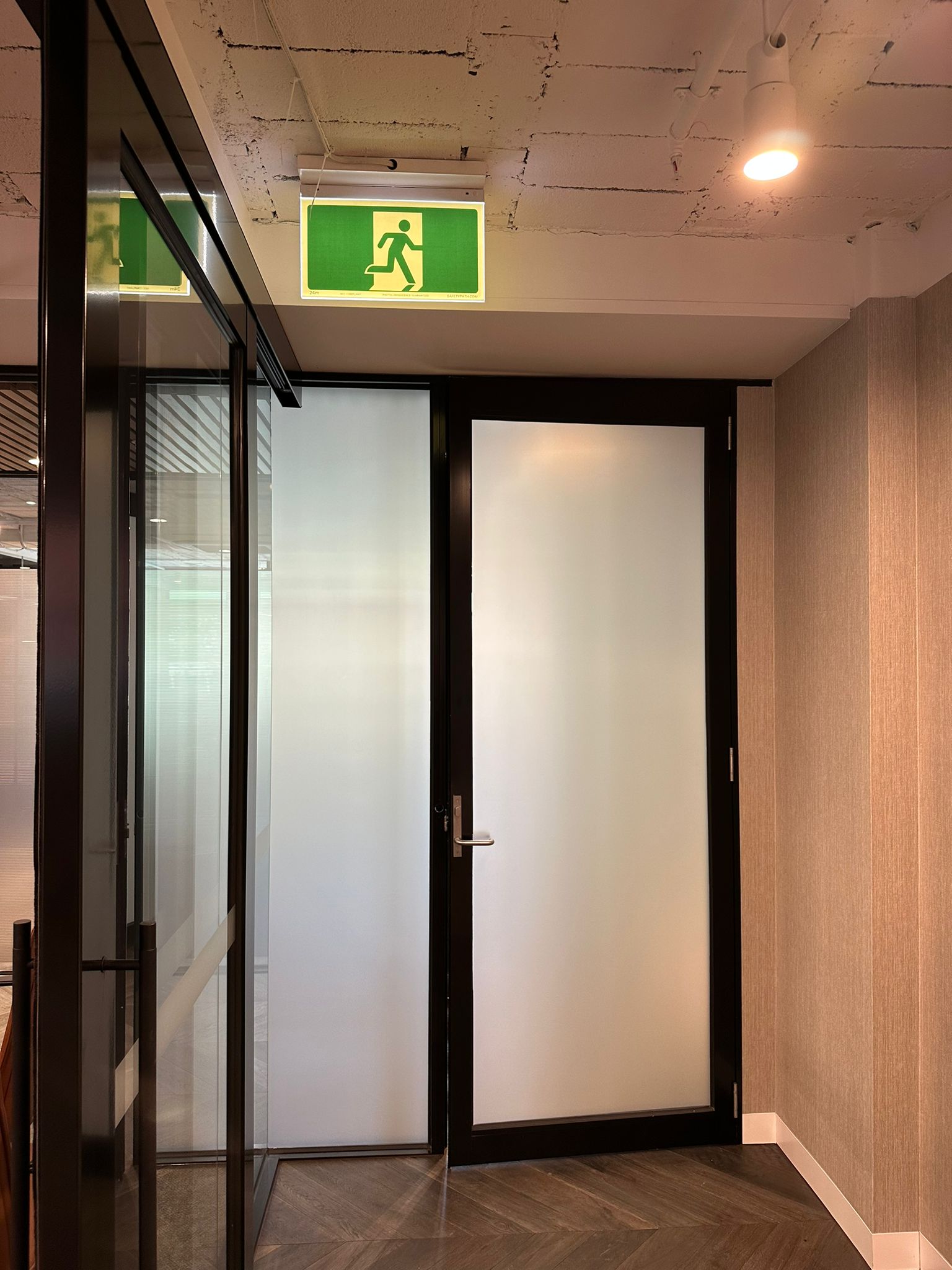 Safety Path Exit Sign in BGH Australia